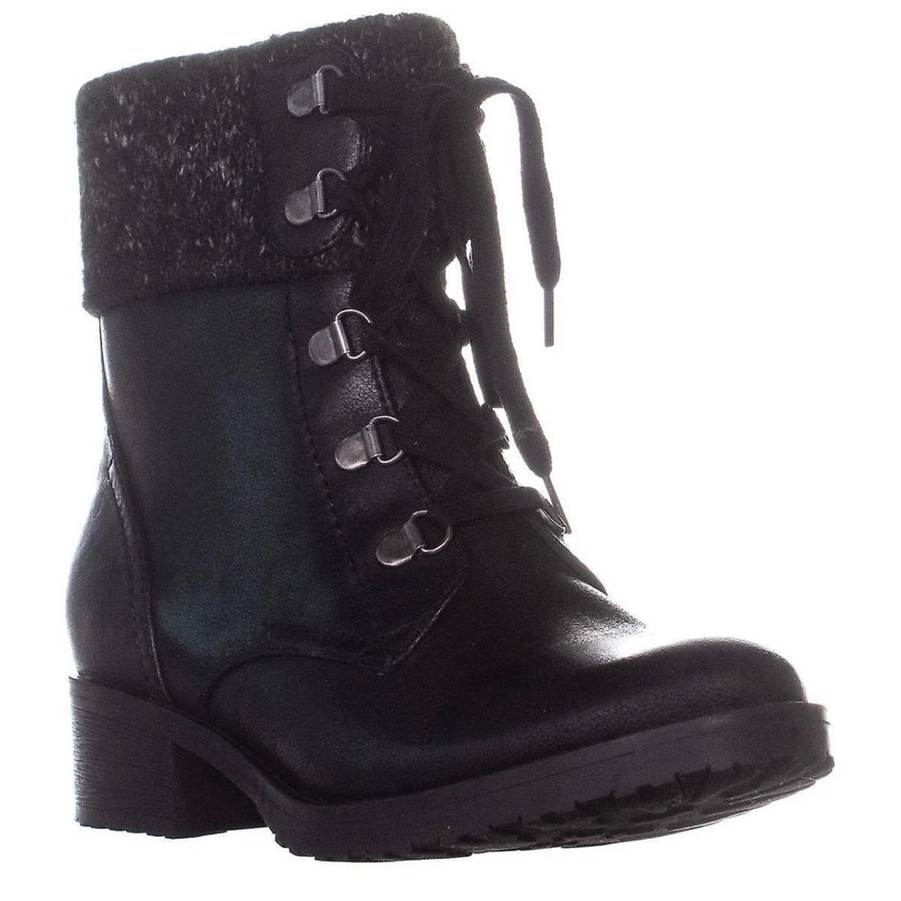 Womens Baretrap Black Lace-up Orley Boots 8.5